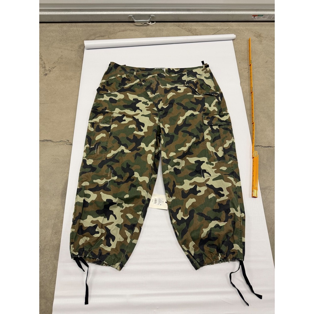 Kahlana Barfield Brown Target Camo Cargo Pants Asymmetric Waist Size 2X NWT